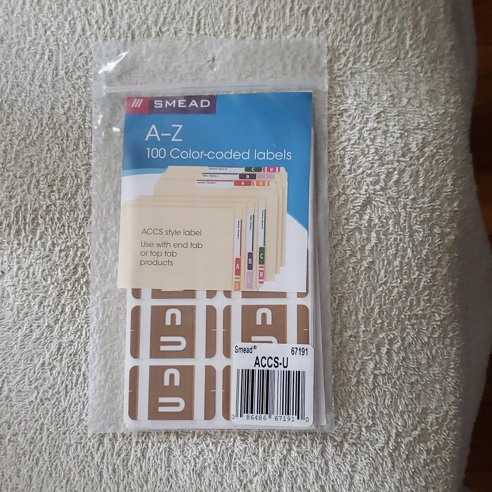 New Smead Color Labels